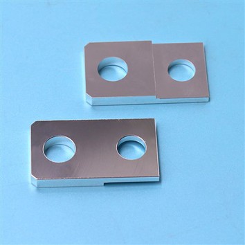 Custom CNC Machined CuA1 Copper Parts With Silver Plating